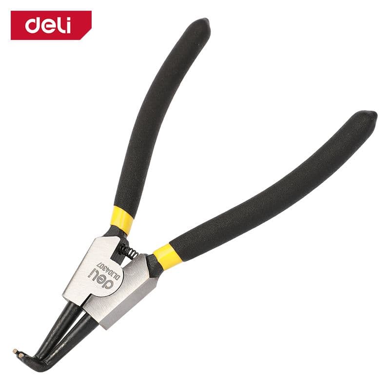 Зовнішні вигнуті плоскогубці для стопорних кілець 7" 170 мм EDL104307