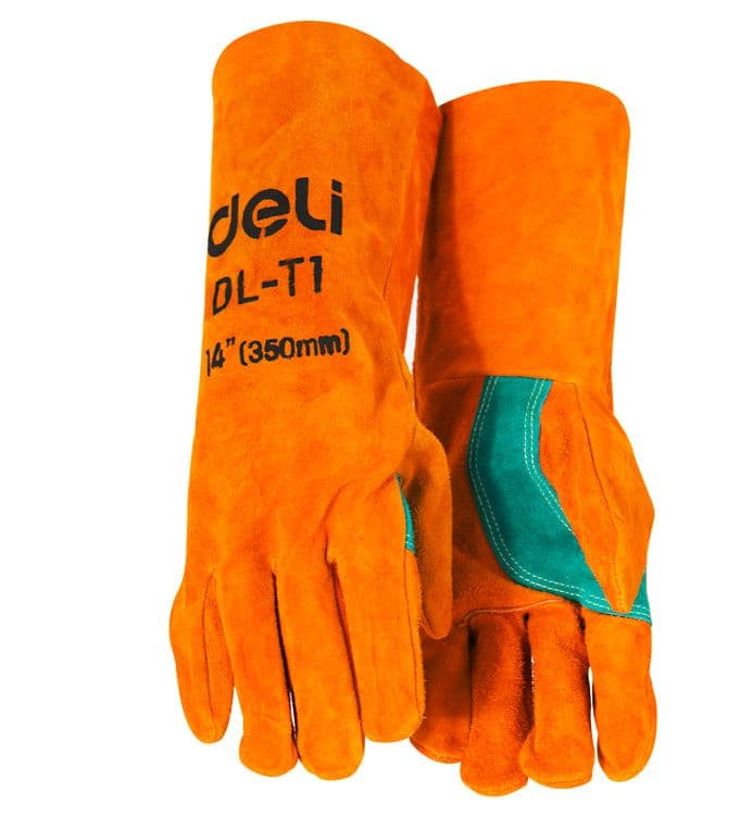 Зварювальні рукавички 14'' Deli EDL-T1