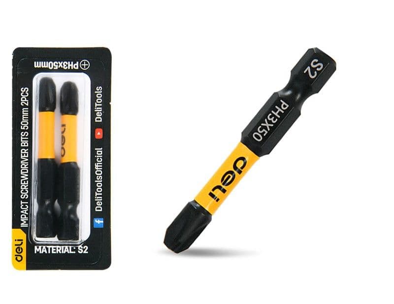 Набір з 2 ударних біт для викрутки PH3 x 50 мм EDL501003Z