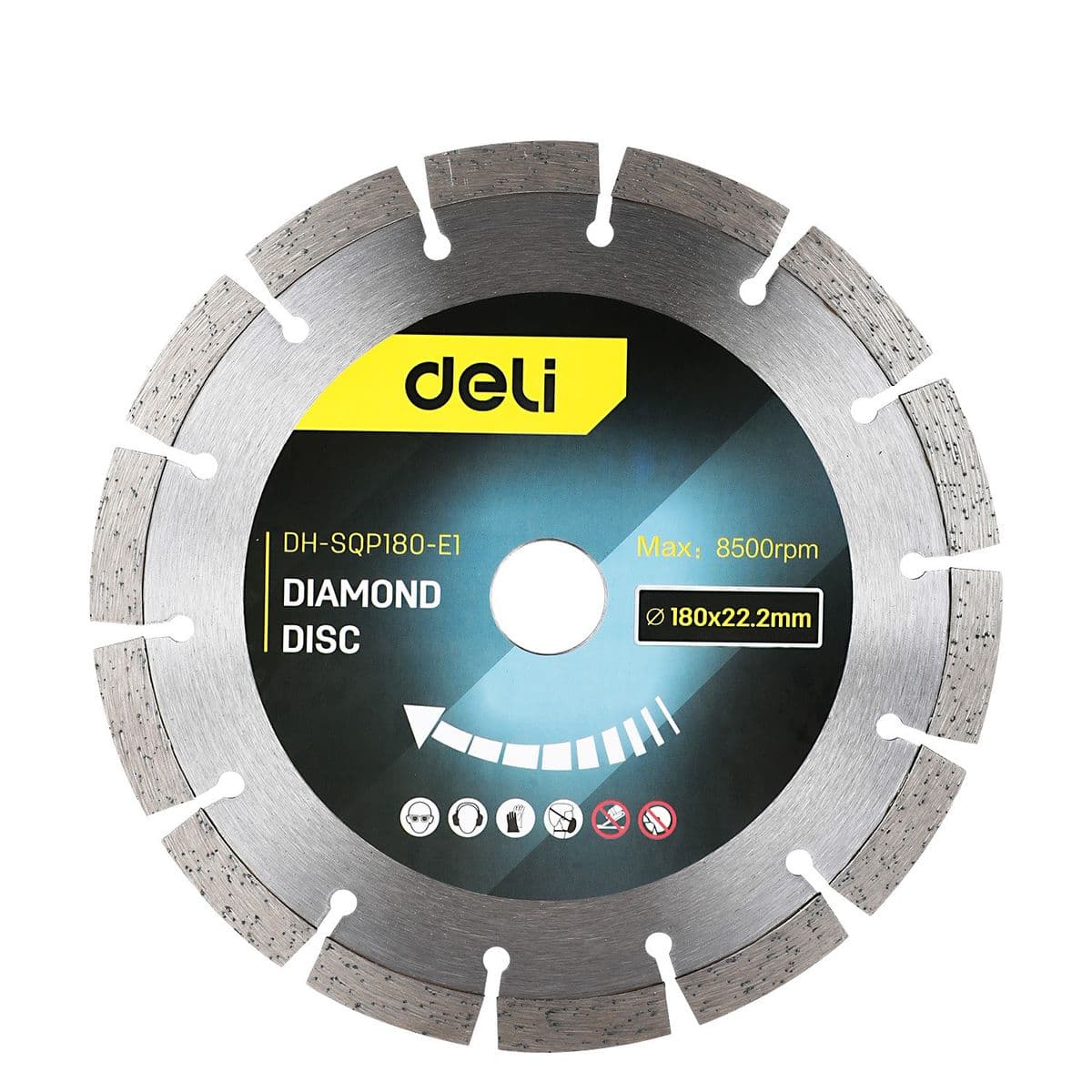 Алмазний диск для сухого різу 180 x 22,2 мм EDH-SQP180-E1