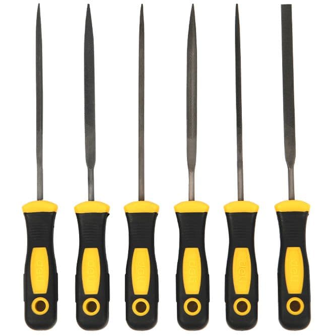 Набор напильников, 6 предметов 3 × 140 мм EDL2141