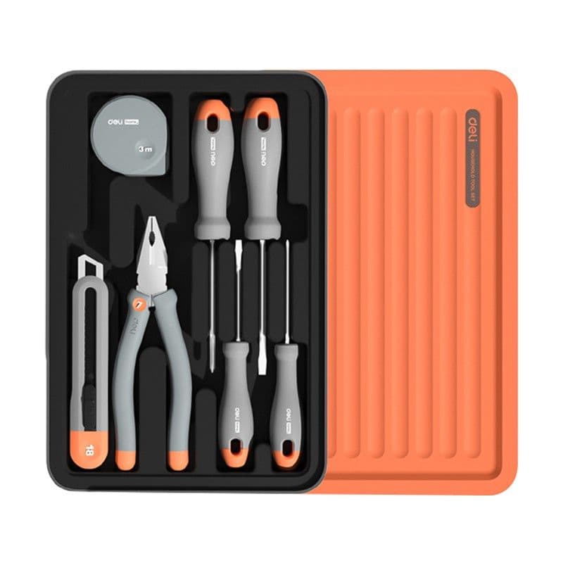 Набір побутових інструментів у модульному органайзері з 7 предметів H1001-D