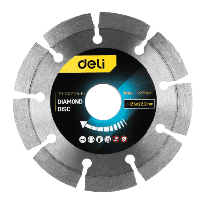 Диск алмазний відрізний універсальний 125 х 22,2 мм Deli DH-SQP125-E1