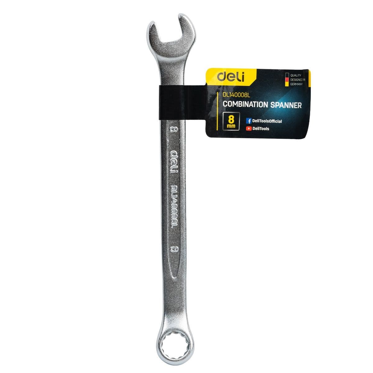 Combination wrench 8 mm Deli DL140008L