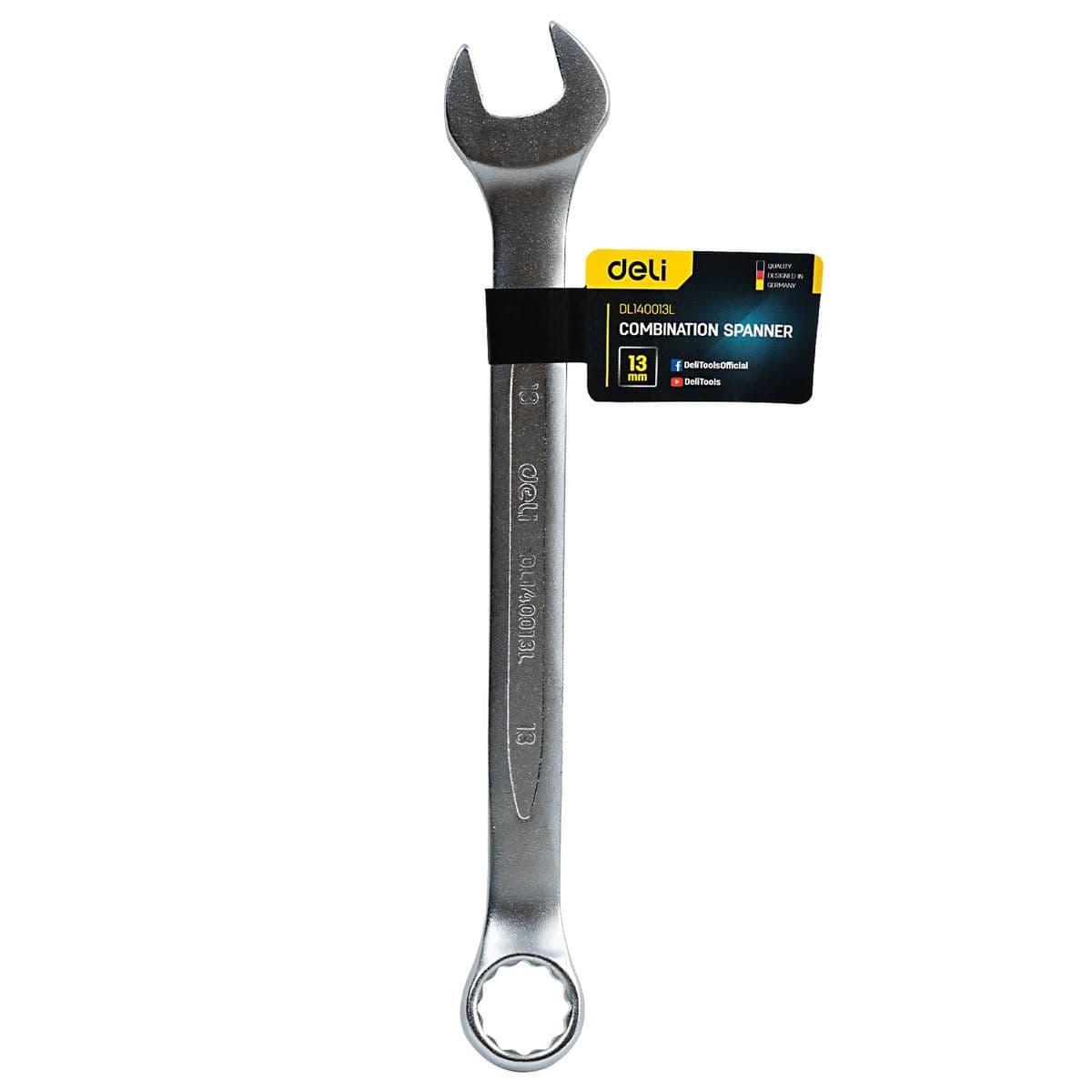 Комбiнований гайковий ключ 13 мм Deli DL140013L
