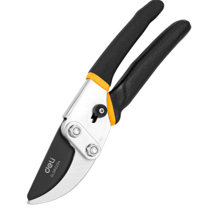 Секатор садовий універсальний, тефлонове покриття лез 8" 200 мм Deli DL580204