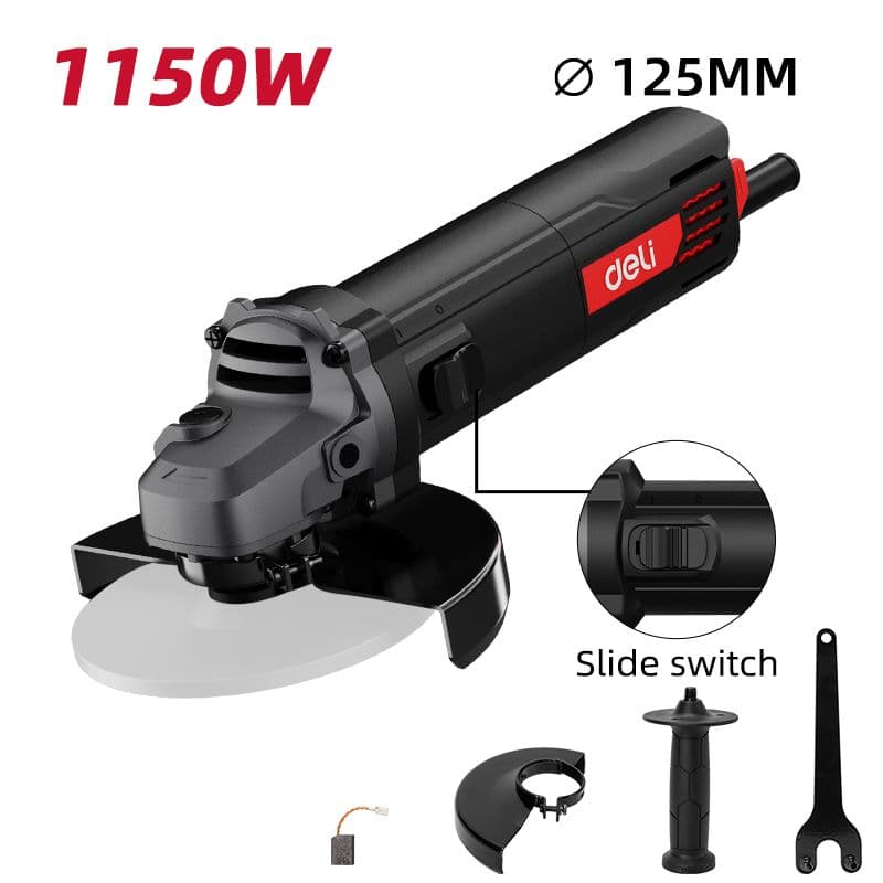 Болгарка електрична 1150 Вт 125 мм Deli EDE-JM125-1E
