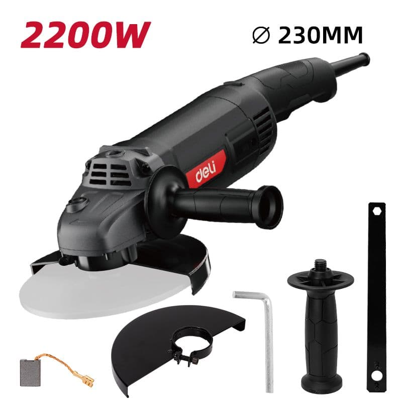 Болгарка електрична 2200 Вт 230 мм Deli EDE-JM230-1E