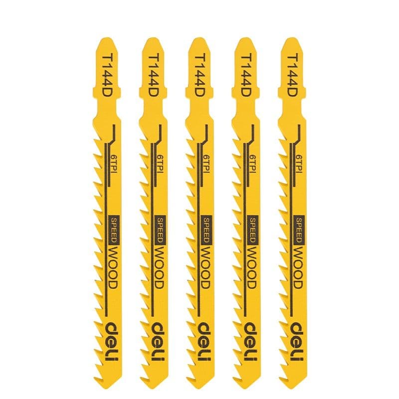 Полотно для лобзика по дереву 74 мм 6 TPI Deli EDH-QJT006-E2