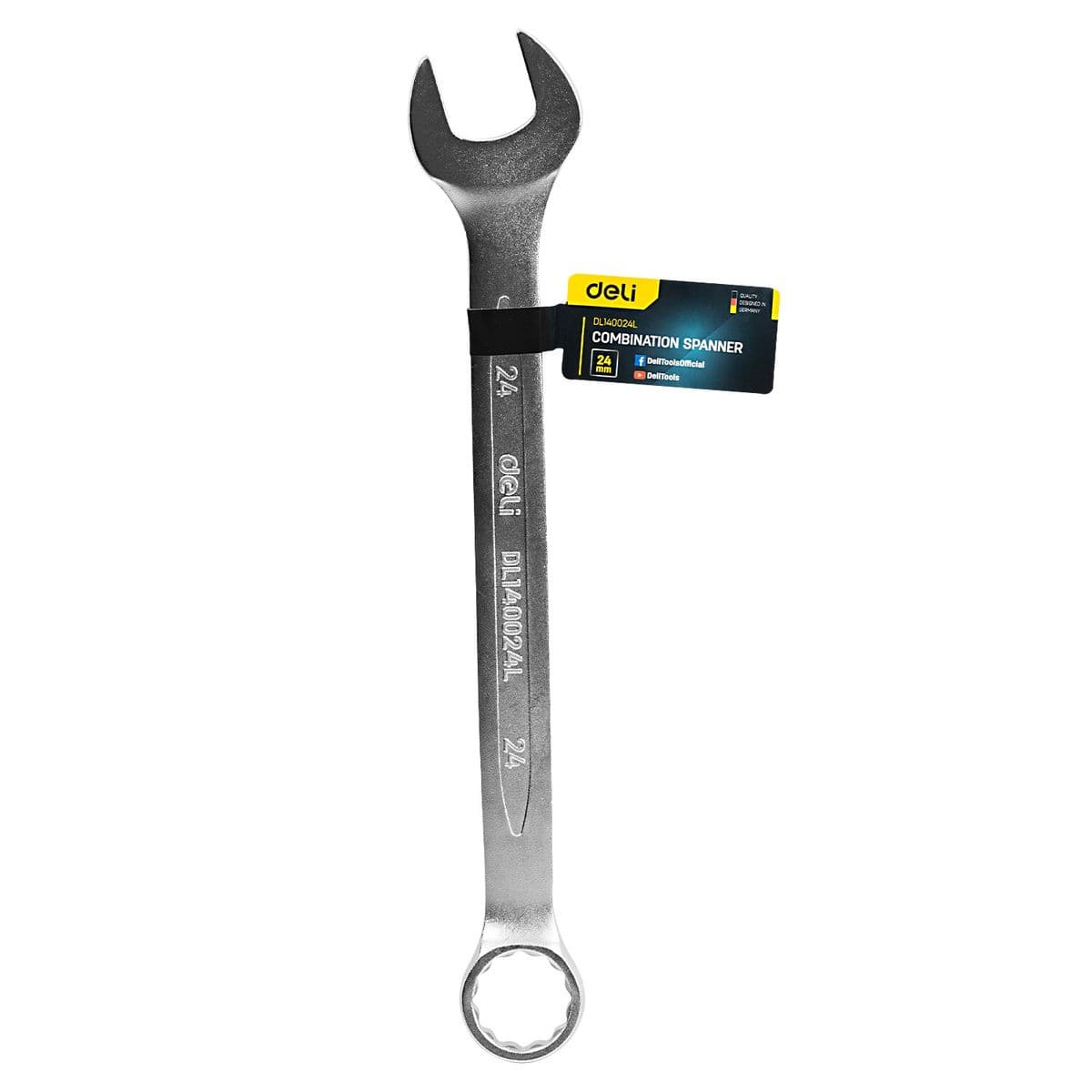 Комбiнований гайковий ключ 24 мм Deli EDL140024L