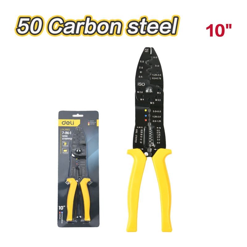 Інструмент для зачистки дроту 7 в 1 Deli EDL2662