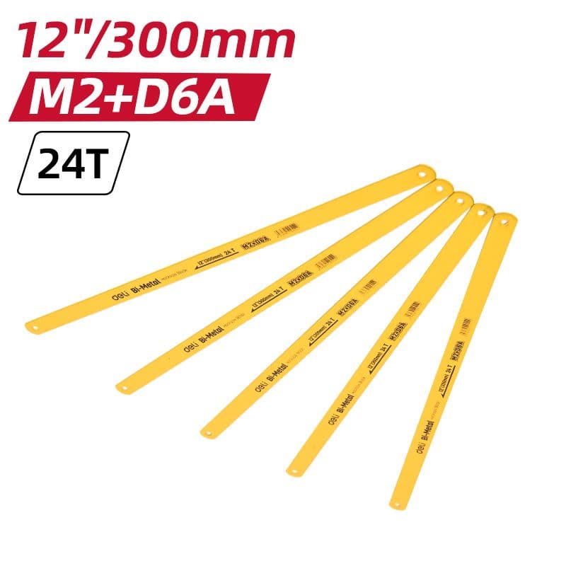 Бiметалеве ножiвкове полотно #24T, M2+D6A Deli EDL353410A