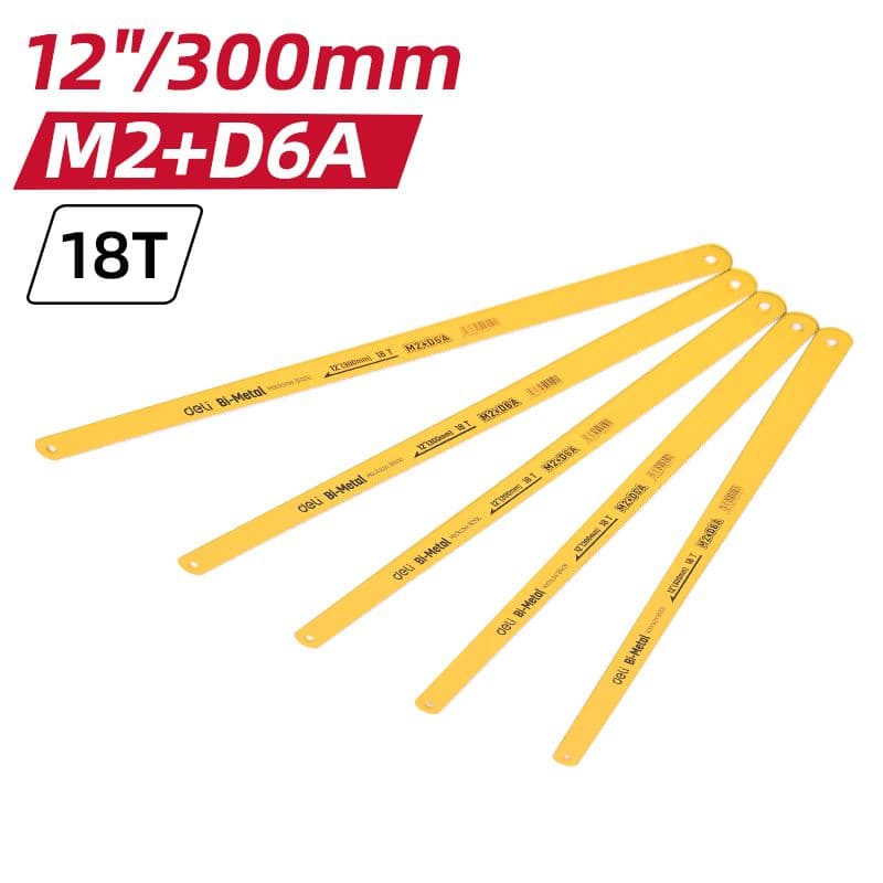 Бiметалеве ножiвкове полотно #18T, M2+D6A Deli EDL353810A